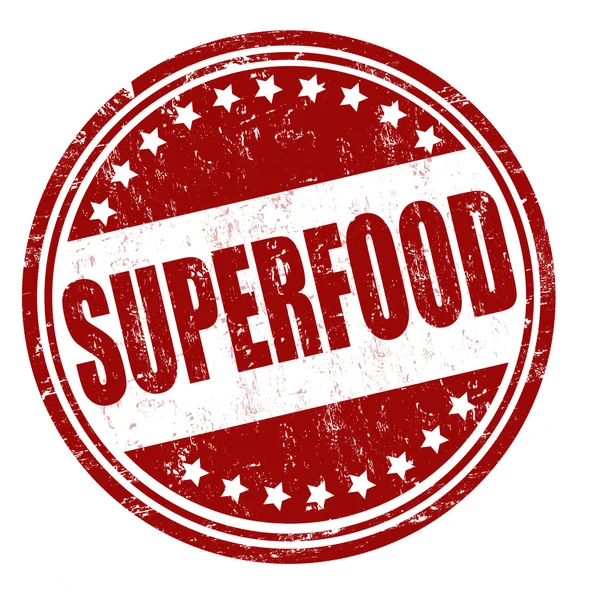 Superfood stempel — Stockvector