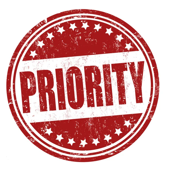 Priority stamp — Stock Vector