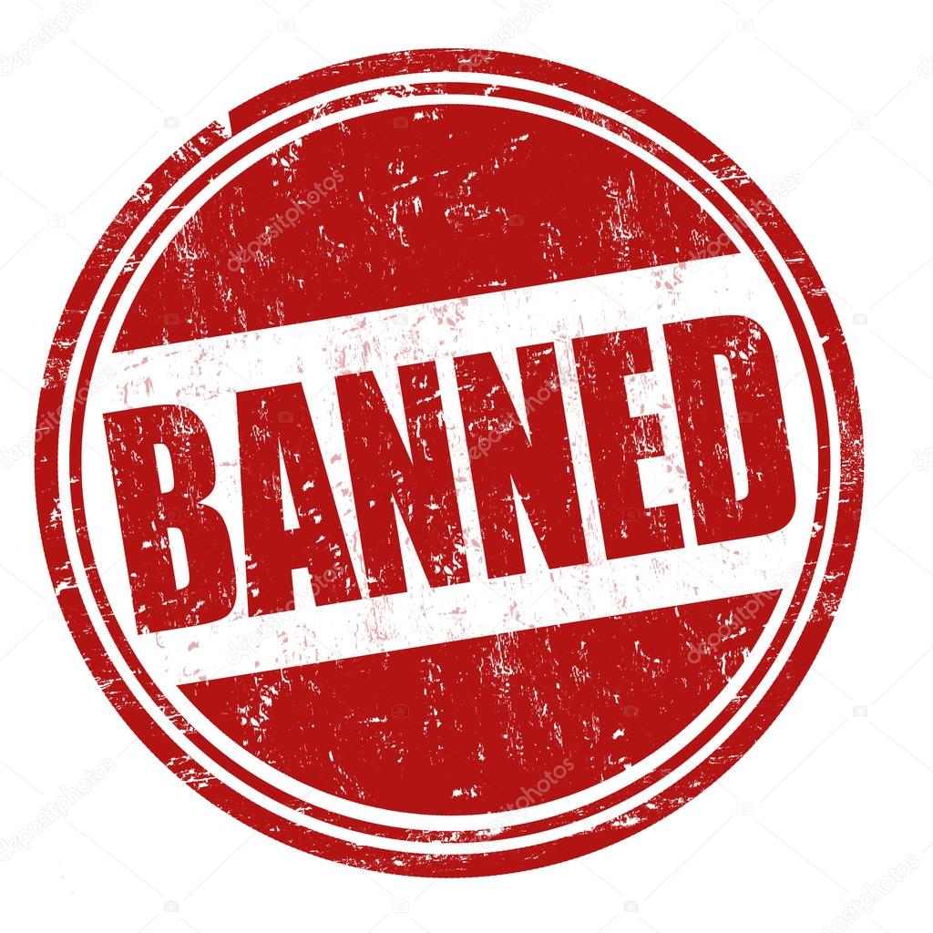 Banned stamp