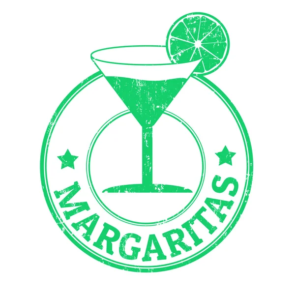 Margarita damgası — Stok Vektör