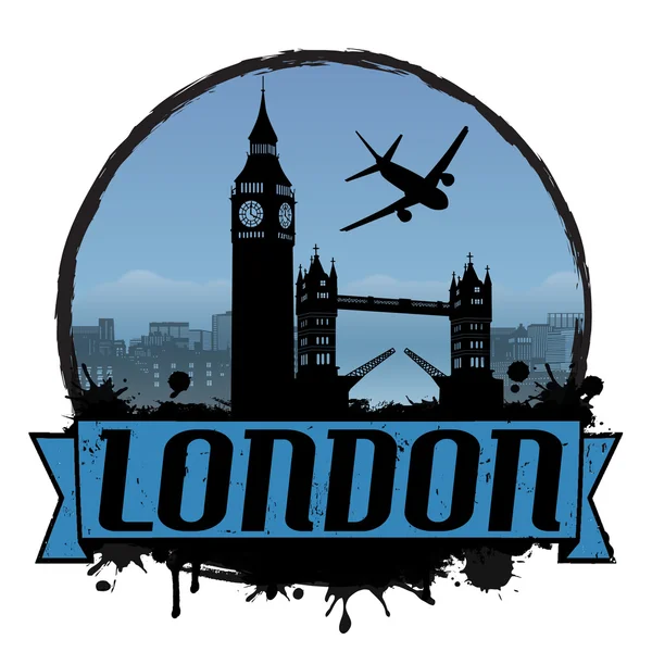 London vintage hintergrund — Stockvektor