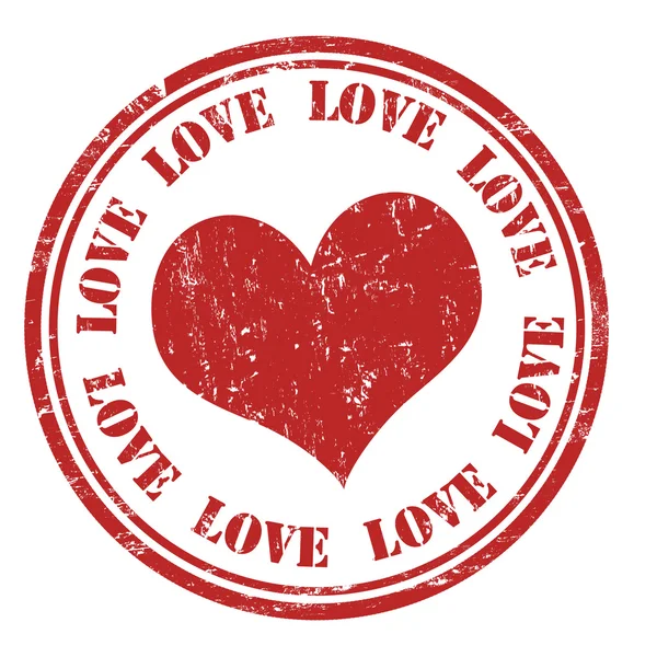 Штамп любви — стоковый вектор