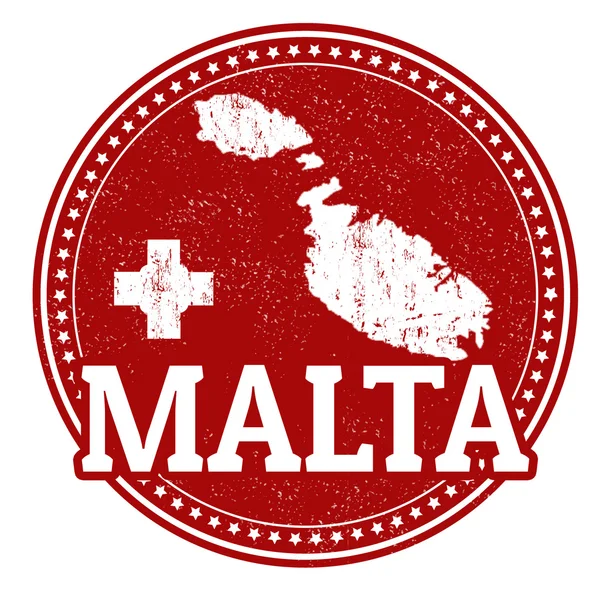 Malta stamp — Stock Vector