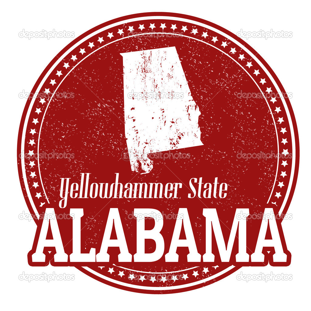 Alabama stamp