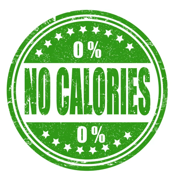 Keine Kalorienmarke — Stockvektor