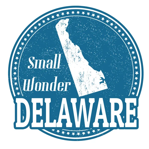 Sello Delaware — Vector de stock