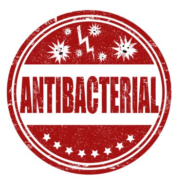 Antibacterial stamp clipart