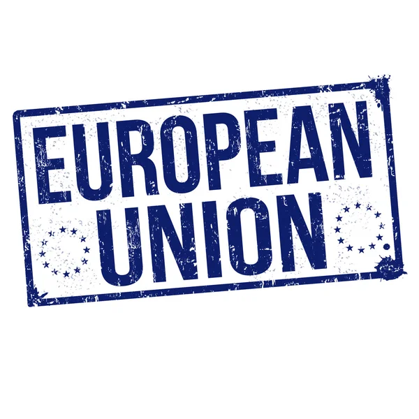 European Union stamp — Stock Vector