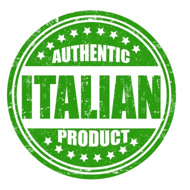 otantik İtalyan ürünü damgası