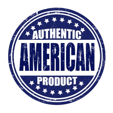 otantik Amerikan ürünü damgası