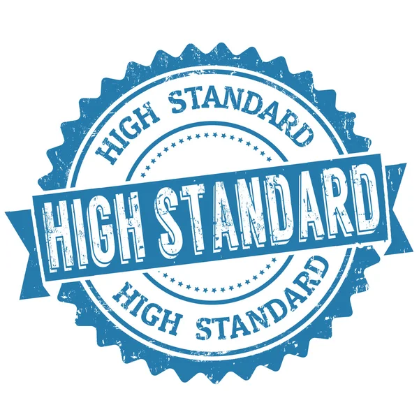 High standard stamp — Stock Vector