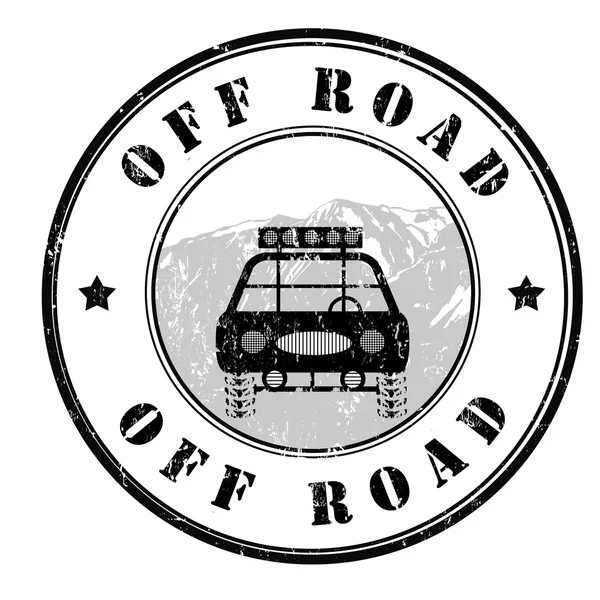 Off road stempel — Stockvector