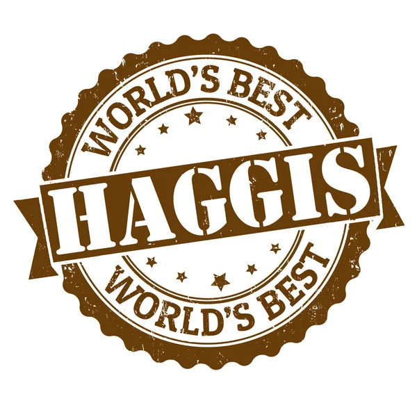 Haggis stamp — Stock Vector