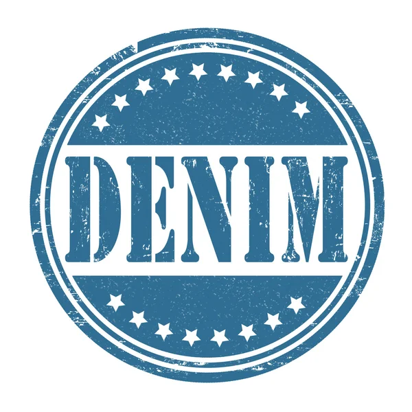 Denim stempel — Stockvector