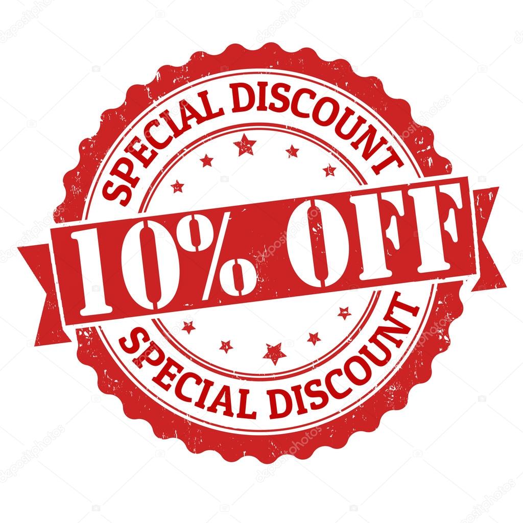 Special discount off stamp