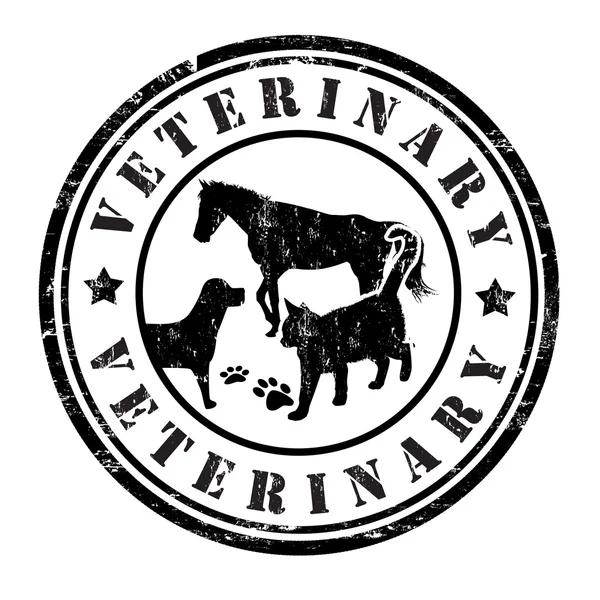 Sello veterinario — Archivo Imágenes Vectoriales