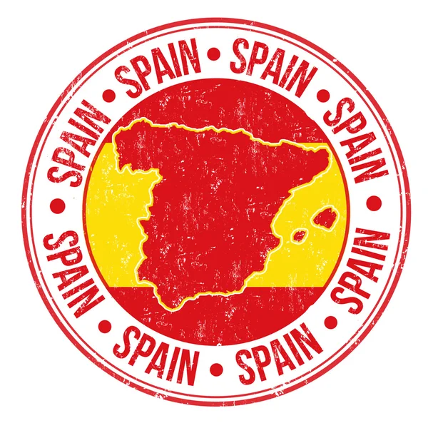 Spanje stempel — Stockvector