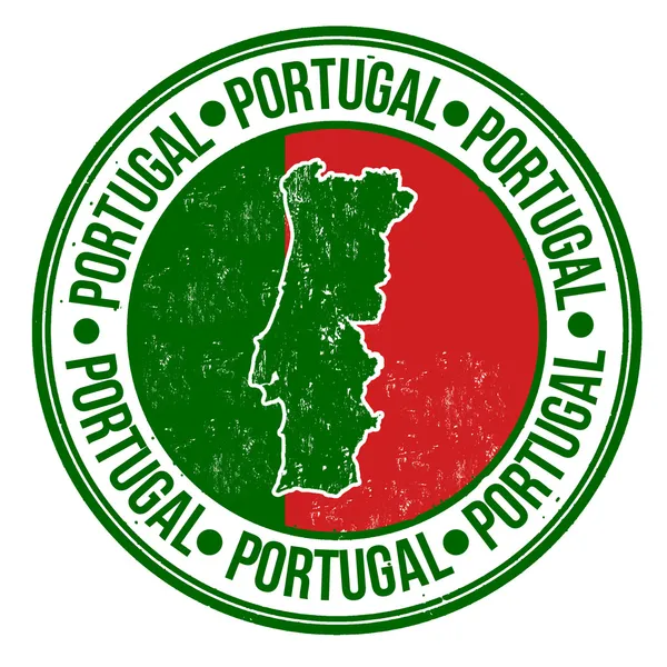 포르투갈 스탬프 — 스톡 벡터