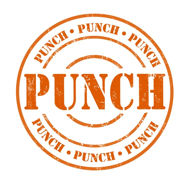 Punch stämpel — Stock vektor