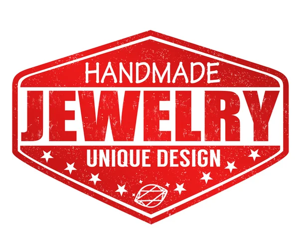 Pieczęć biżuteria Handmade — Wektor stockowy