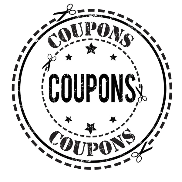 Coupons stempel — Stockvector