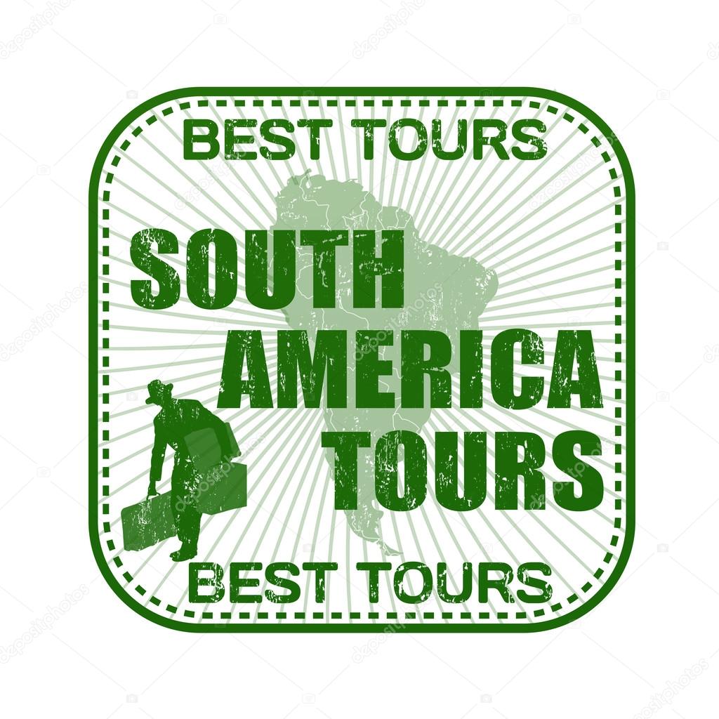 South America Tours tour stamp