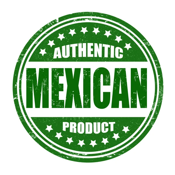 Sello de producto mexicano auténtico — Vector de stock
