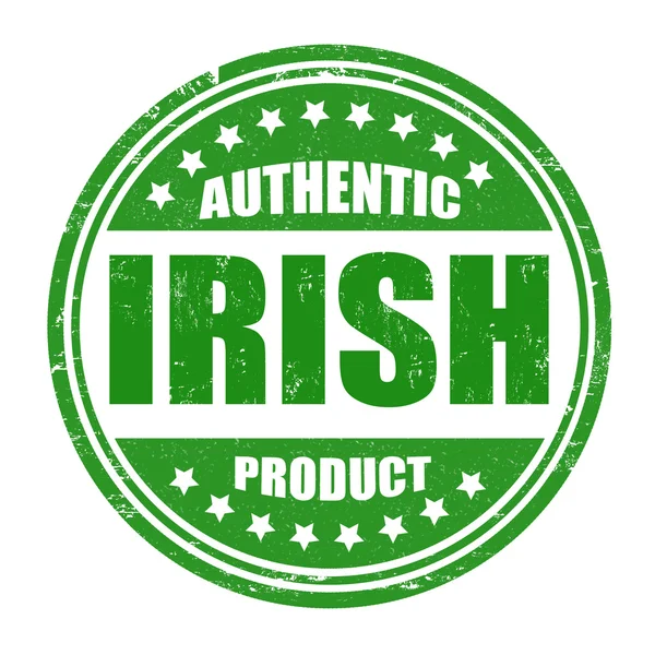 Authentique timbre de produit irlandais — Image vectorielle