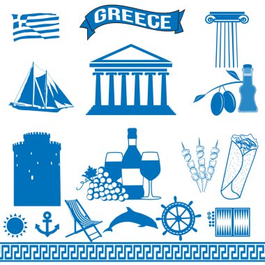 Yunanistan geleneksel Yunan sembolleri