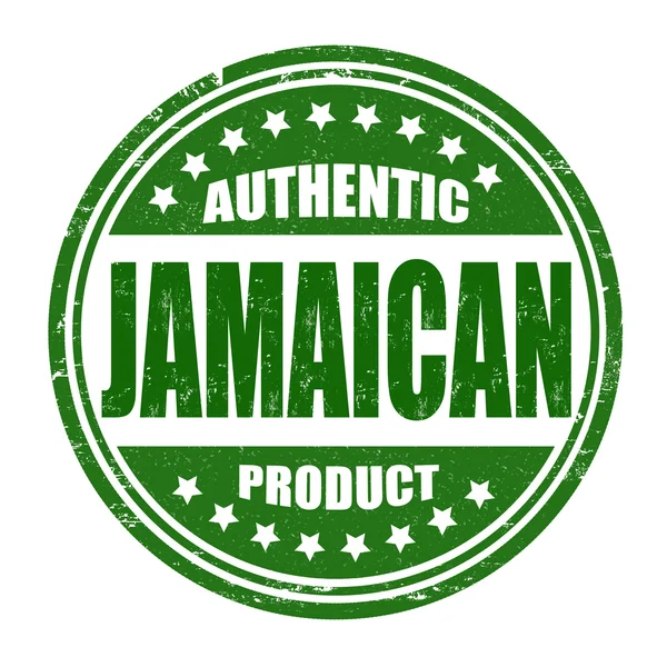 Αυθεντικό προϊόν της Τζαμάικας σφραγίδα — Διανυσματικό Αρχείο