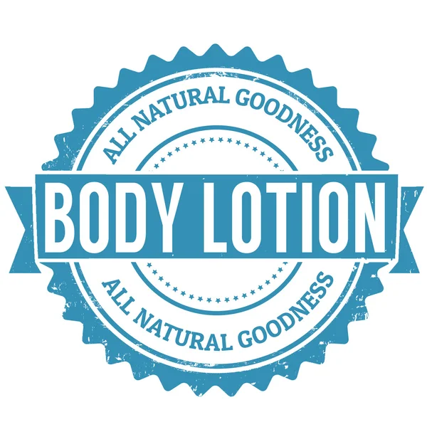 Body Lotion stamp — Stock Vector