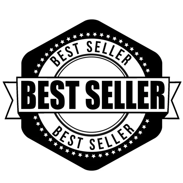 Sello de best seller — Archivo Imágenes Vectoriales