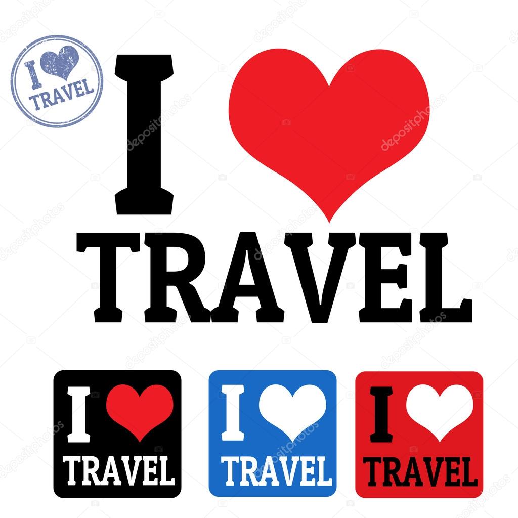 I love travel sign and labels