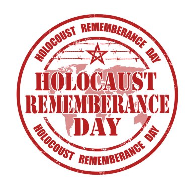 Holokost rememberance gün damgası