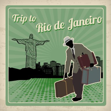 bir rio de janeiro retro poster gezisi