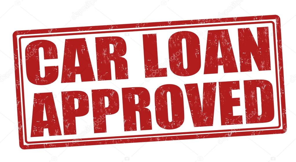 Car Loan Approved stamp