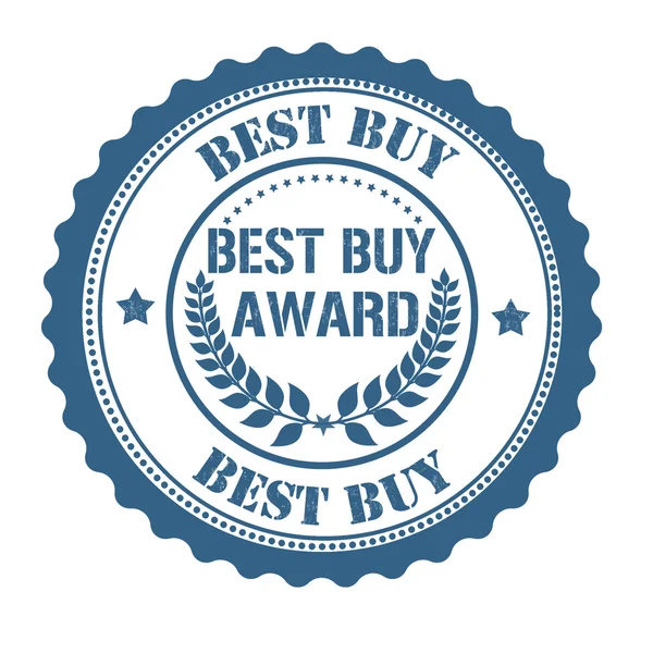 Best buy award stamp — Stock Vector