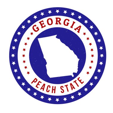 Georgia stamp clipart