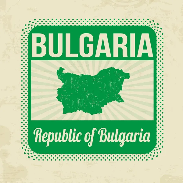 Bulgaria stamp — Stock Vector