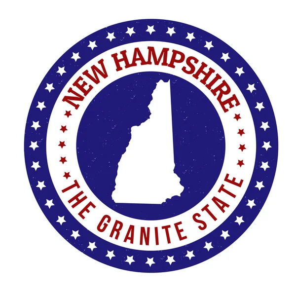 Timbre du New Hampshire — Image vectorielle