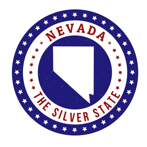 Nevada stämpel — Stock vektor