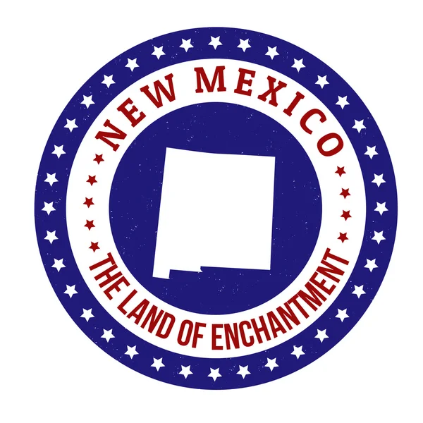 New Mexico stamp — Stock Vector