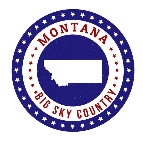 Montana razítko — Stockový vektor