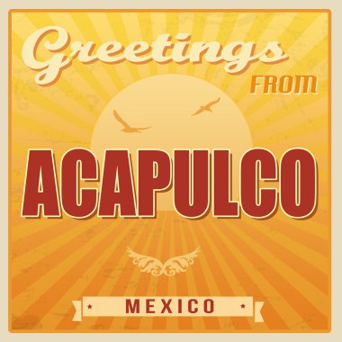 Acapulco VINTAGE poster