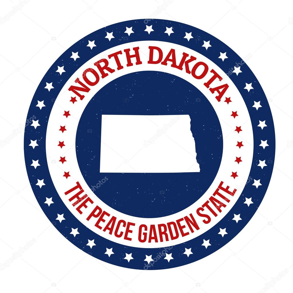 North Dakota stamp