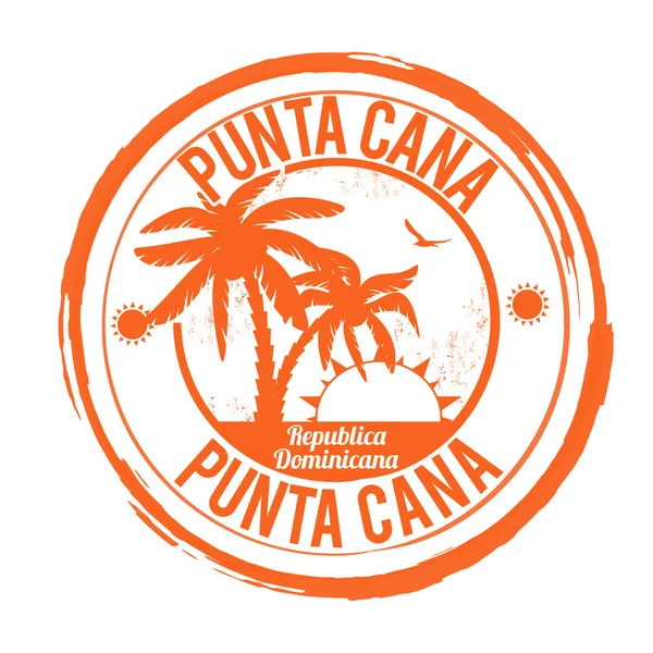 Punta Cana stamp — Stock Vector