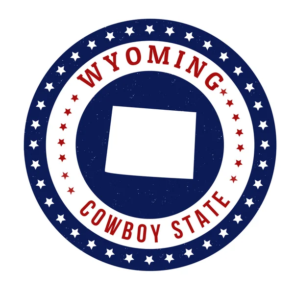 Pieczęć Wyoming — Wektor stockowy