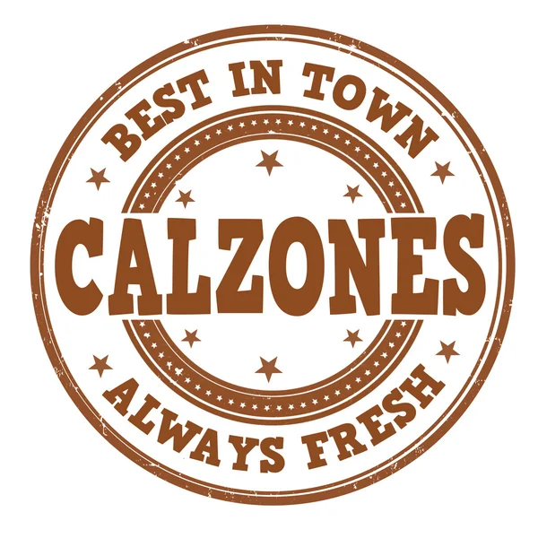 Calzones damgası — Stok Vektör