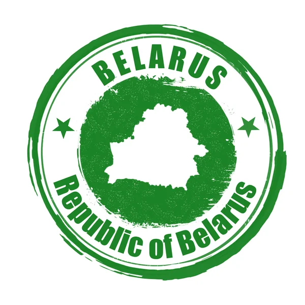 Belarus stamp — Stock vektor