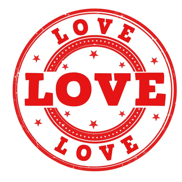 Love stamp — Stock Vector